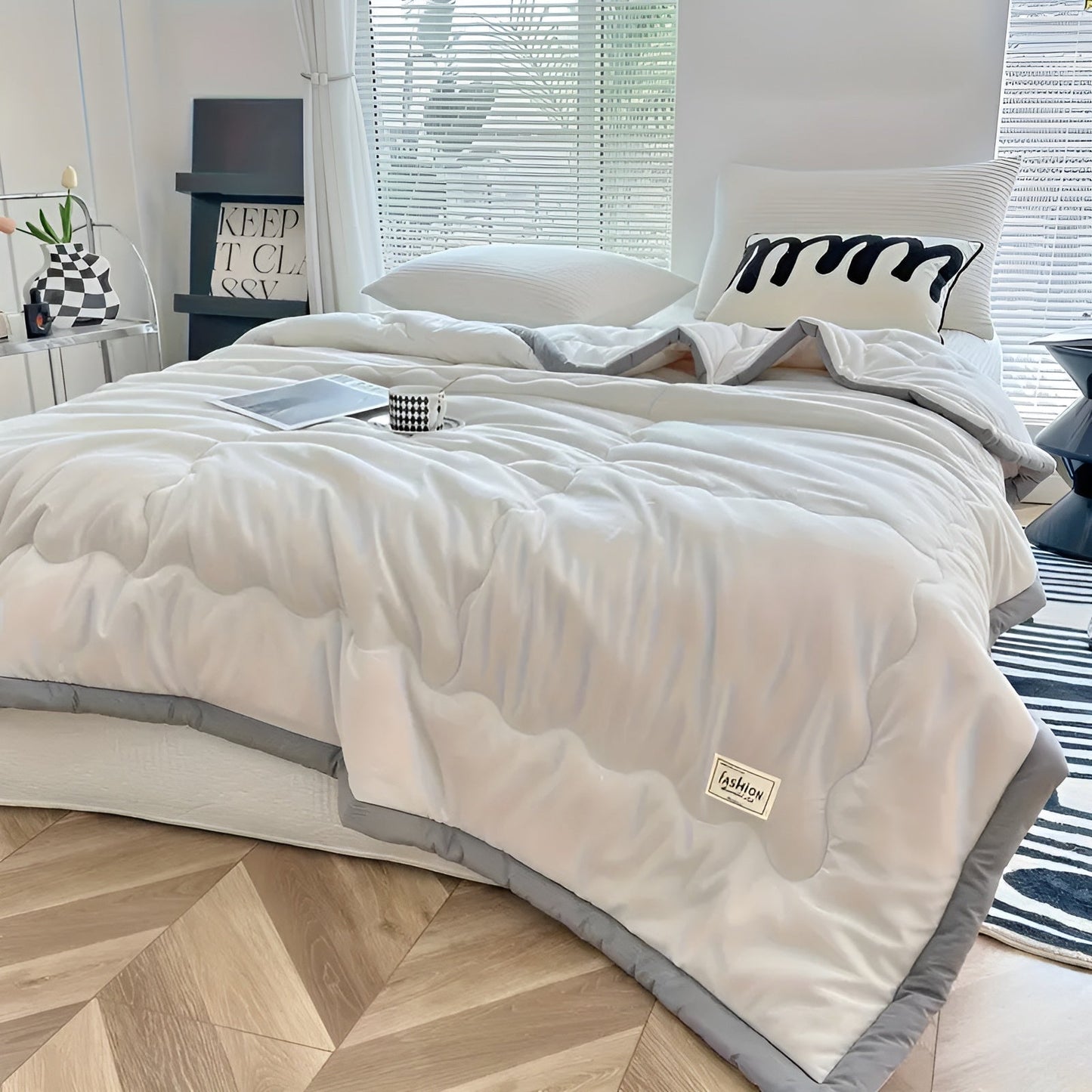 Leichte Tagesdecke für den Sommer – Atmungsaktiv & Vielseitig | Für Sofa, Bett & Reisen | Karnz