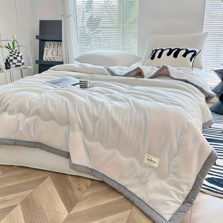 Leichte Sommerdecke – atmungsaktiv & vielseitig | Für Sofa, Bett & Reisen