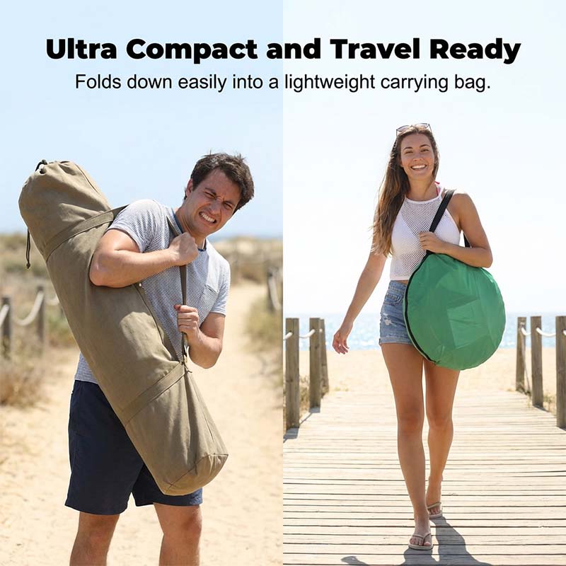 SunSail Breeze Pop-Up Strandzelt 98% UV-Schutz | Karnz