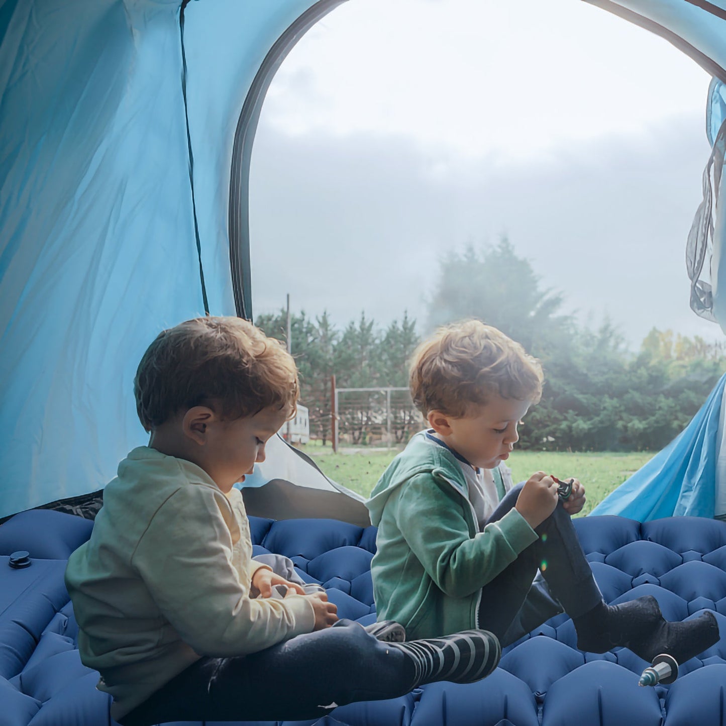 Schlafmatte Campingmatte Fusspumpe | Karnz