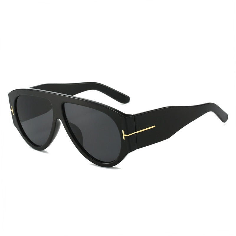 Oversized UV400 Flieger-Sonnenbrille Karnz