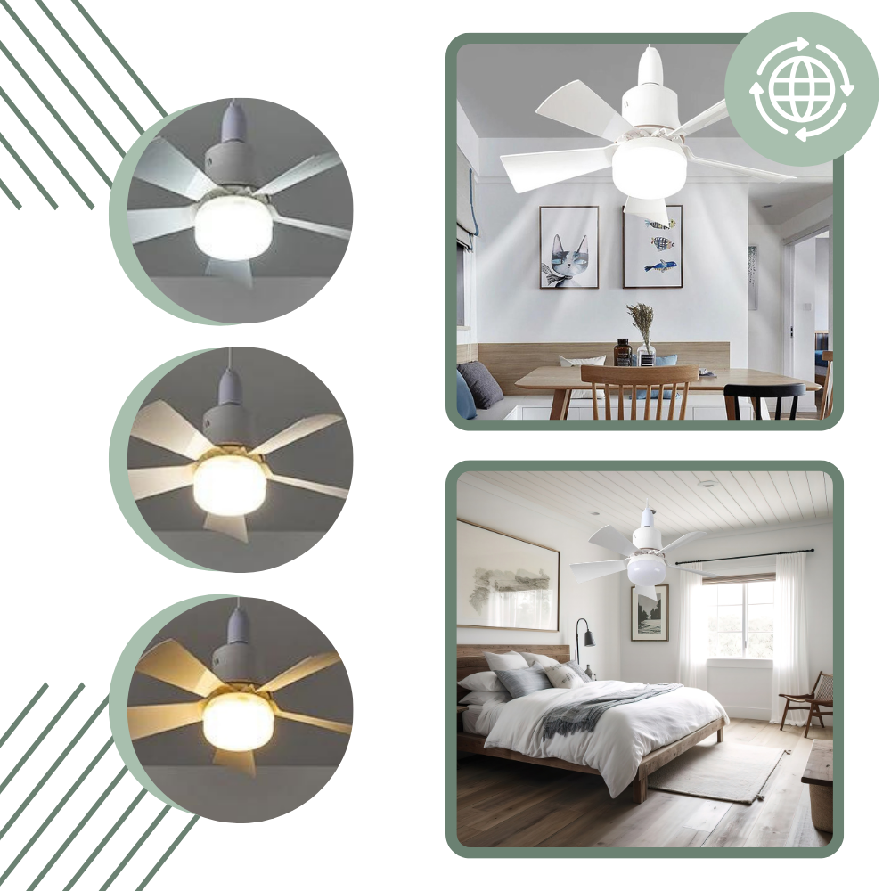 E27 Fassung Ventilator Licht | Karnz