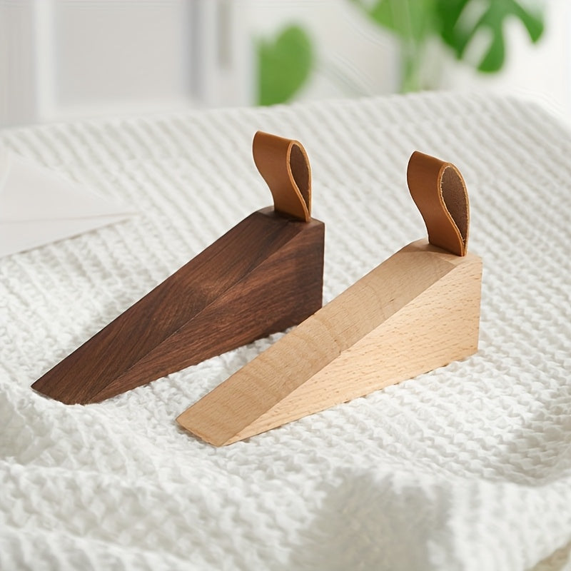NordGrip Holz Türstopper – Skandinavisches Design mit rutschfester Basis | Karnz