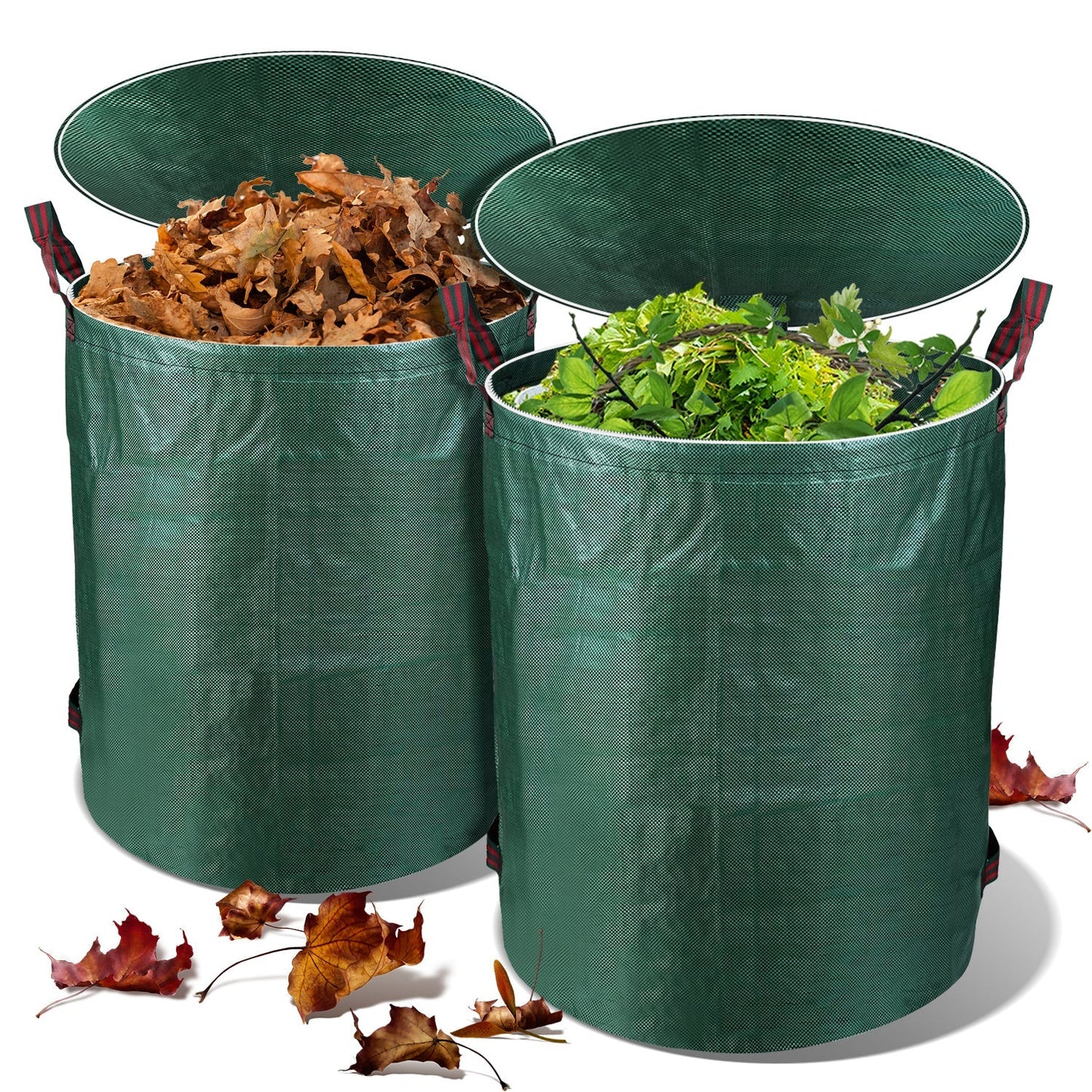 Gartenabfallsack Gartensack 272L mit Deckel | Karnz