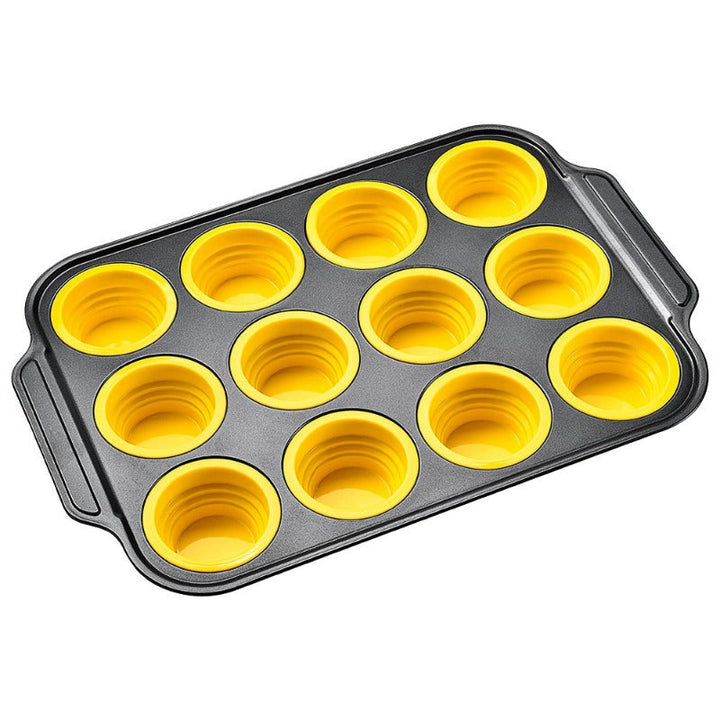 Pressemitteilung Silikon-Muffinform mit robustem Metallrahmen Karnz