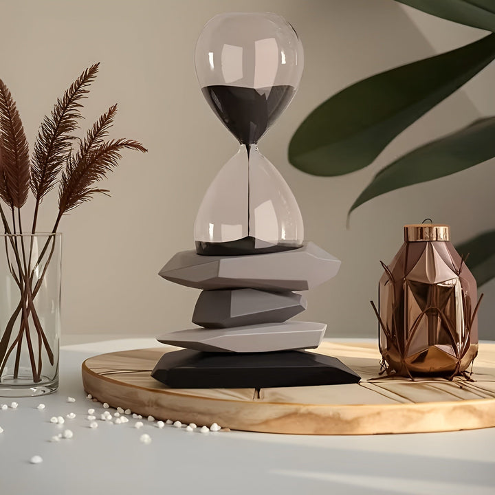 Minimalistischer Sanduhr – Zeitlos & Dekorativ | Perfekt für Wohnzimmer und Büro | Karnz