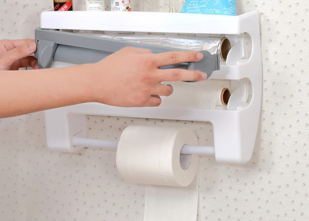 MultiFix 4-in-1 Küchenrollenhalter Karnz