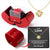 Rote Apfel Schmuckbox mit ewiger Rose und Halskette | Karnz