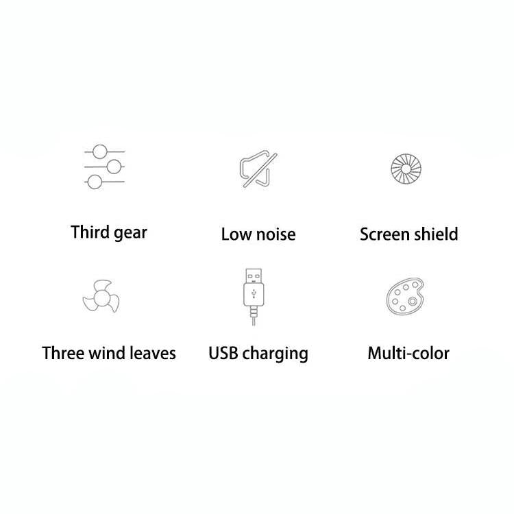 Tragbarer USB wiederaufladbarer Mini Handventilator | Karnz