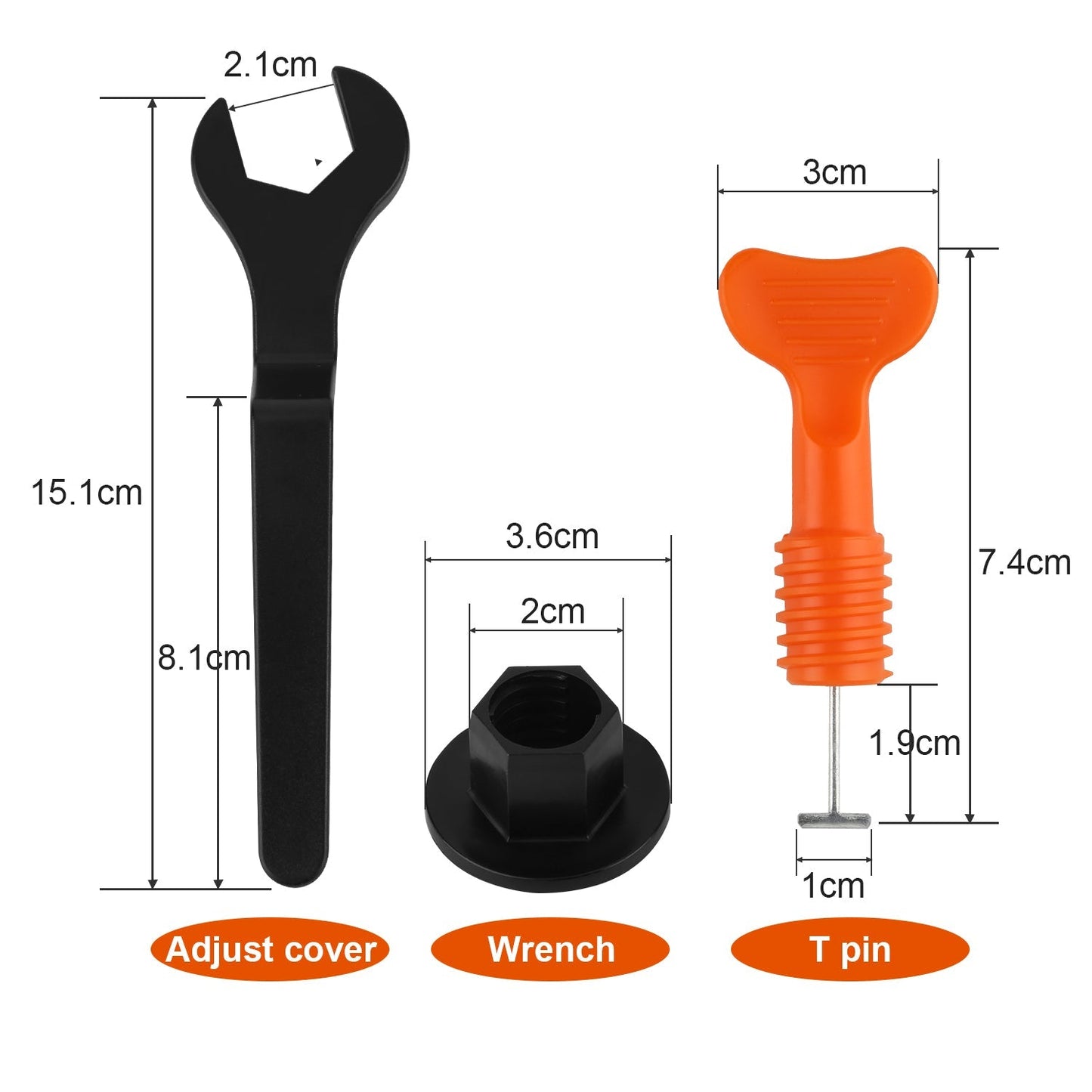 110/220Stück Fliesen Leveler Nivelliersystem Kits mit 4PCS Schraubenschlüssel | Karnz