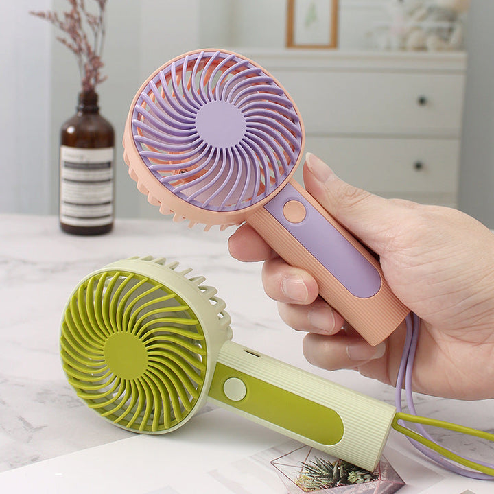 Mini Handheld USB Wiederaufladbarer Ventilator - 3-Gang Tragbarer Luftkühler | Karnz