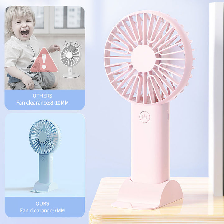 Mini tragbarer Handheld USB wiederaufladbarer Ventilator | Karnz