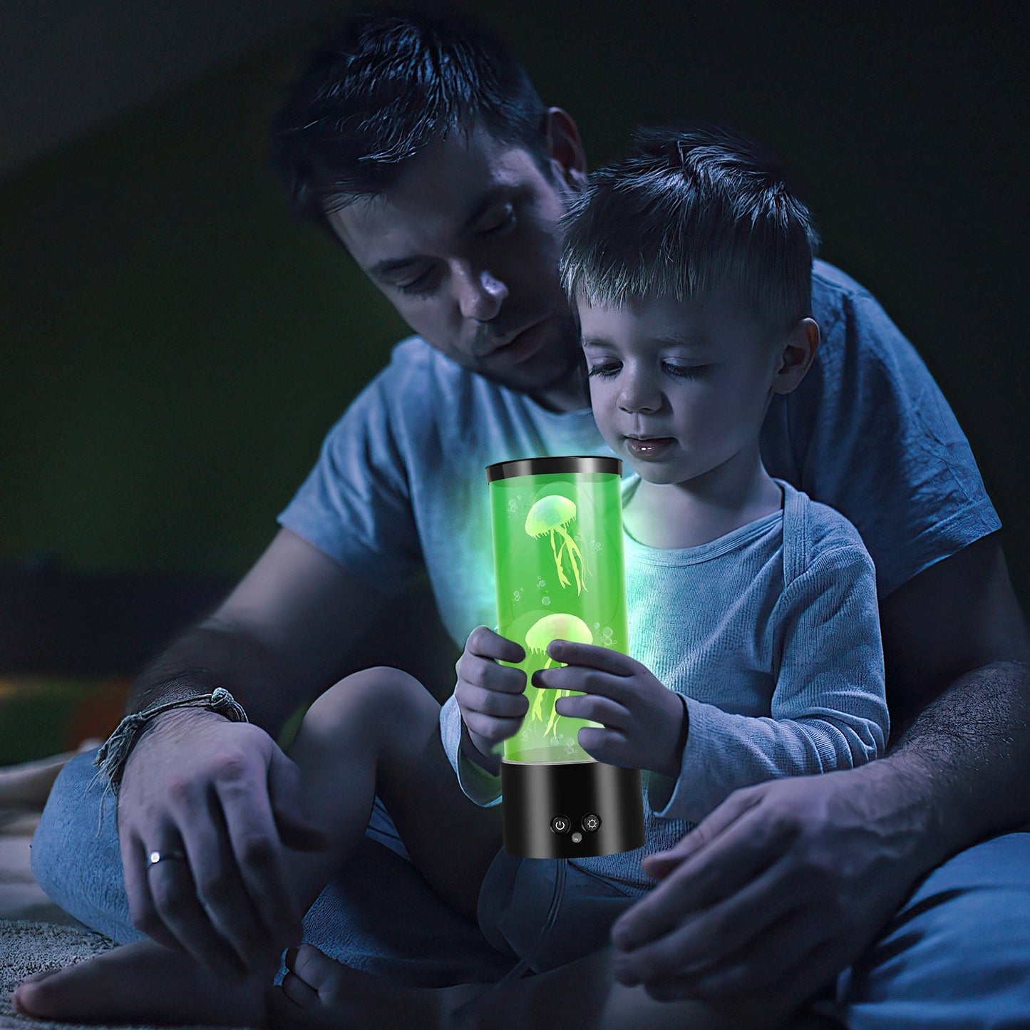 Quallenlampe Jellyfish Lampe RGB mit Fernbedienung | Karnz
