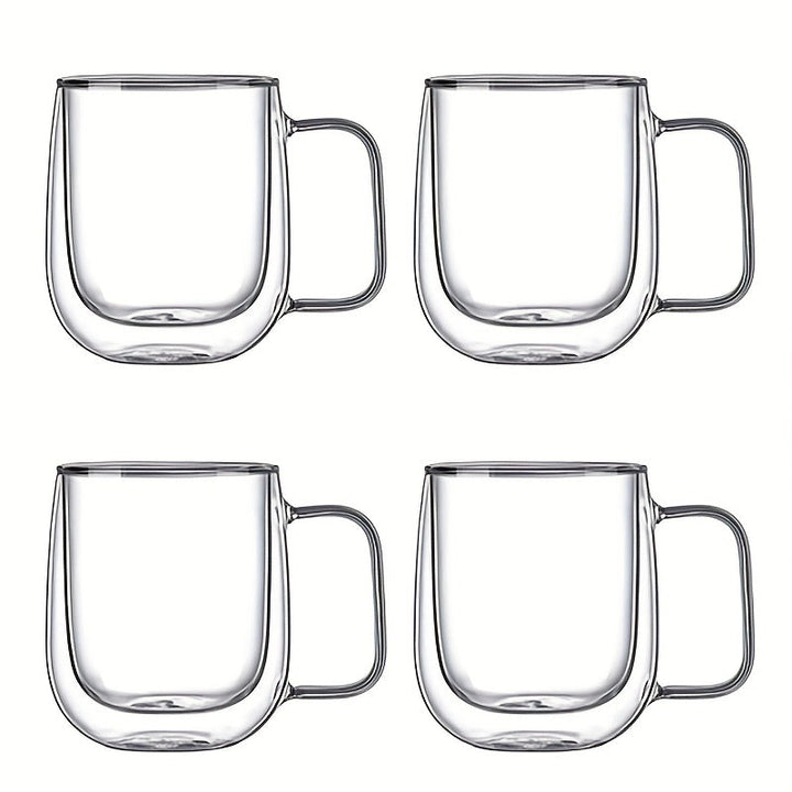 ThermoSip Doppeltwändige Glasbecher – Borosilikatglas, hitzebeständig & elegant | Karnz