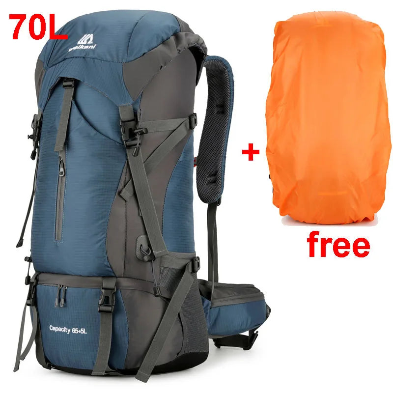 TerraVanta 70L Trekking-Rucksack – Meistere jeden Pfad mit Komfort und unaufhaltsamer Organisation | Karnz