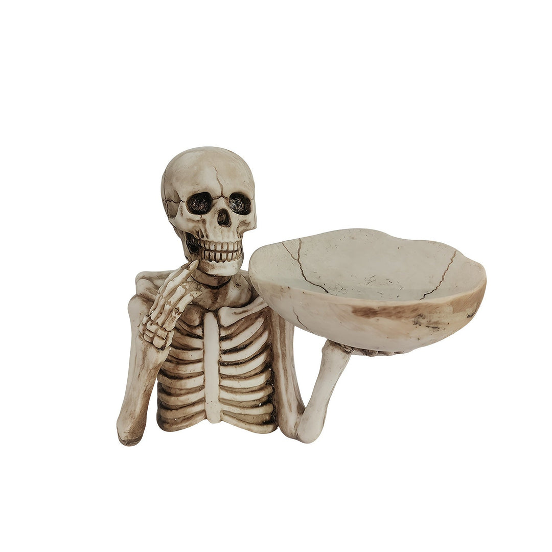GhoulBowl Skull Bowl – Harz Halloween Süßigkeiten Schüssel und Gothic Dekoration | Karnz