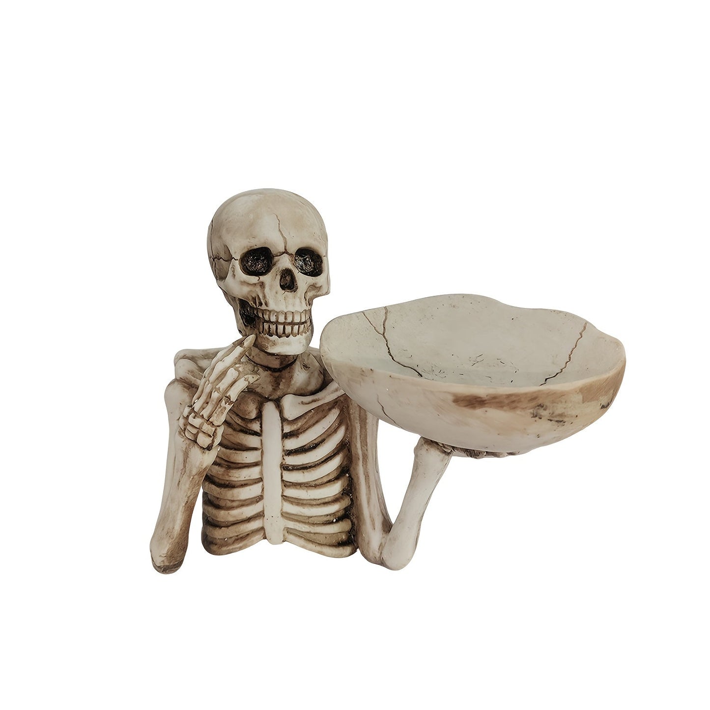GhoulBowl Skull Bowl – Harz Halloween Süßigkeiten Schüssel und Gothic Dekoration | Karnz