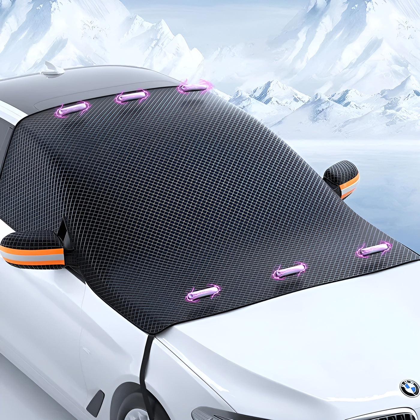 Magnetische Auto-Schneeabdeckung – Schneller Schutz vor Eis und Schnee | SuitaKarnze für Wintertage