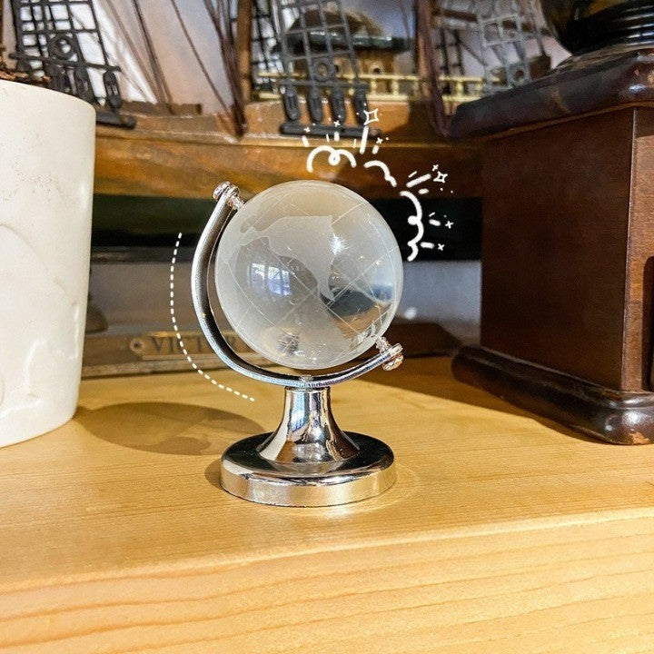 Kristallklarer Miniatur-Globus | Karnz