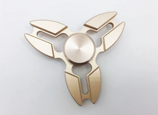 Metallischer Finger-Fidget-Spinner