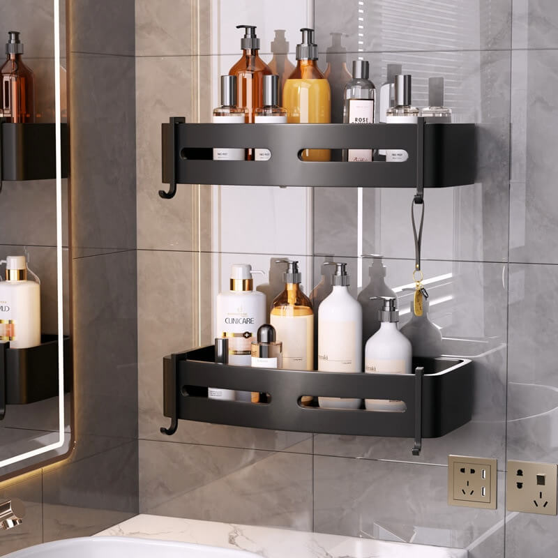 Karnz | Stilvoller SilverCaddy - Perfekter Badezimmer-Organizer für alle Ihre Essentials