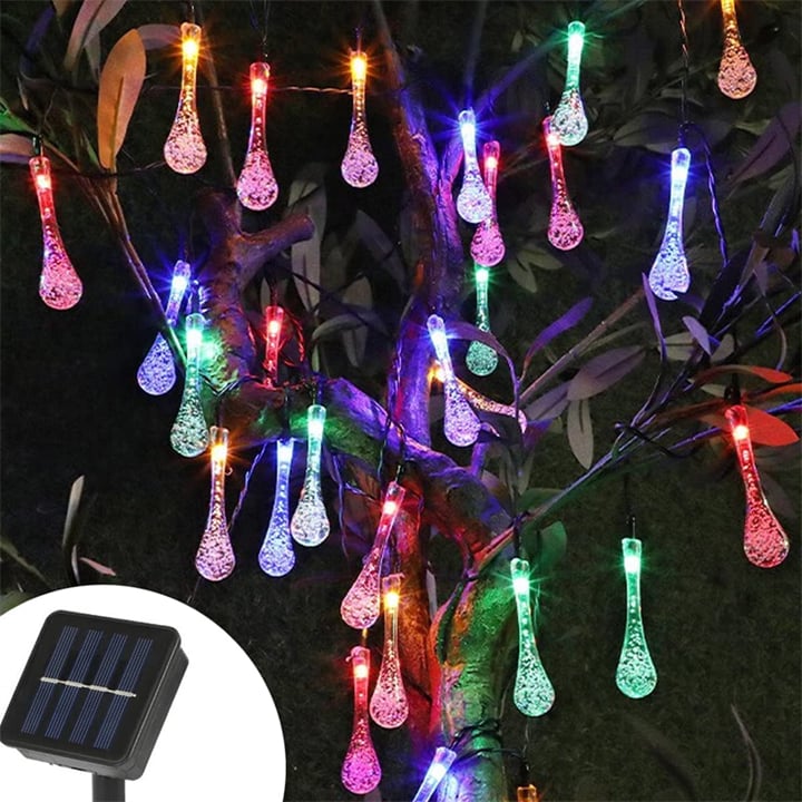 8 Modi Wasser Tropfen Solar Lichter | Karnz