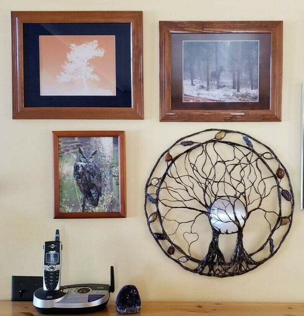 Circle Of Life-Metallbaum Wandkunst | Karnz