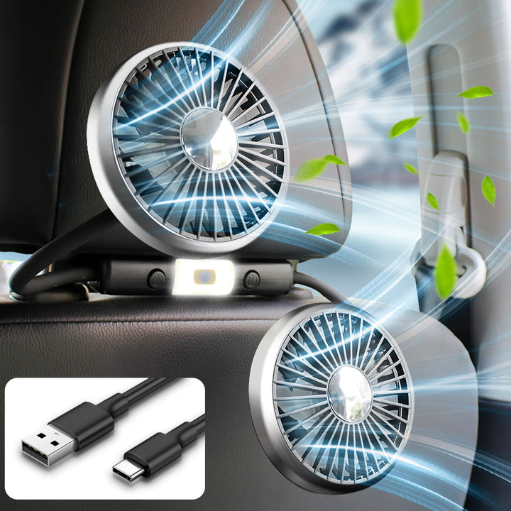 Sommer Dual-Head USB Schlauchventilator | Karnz