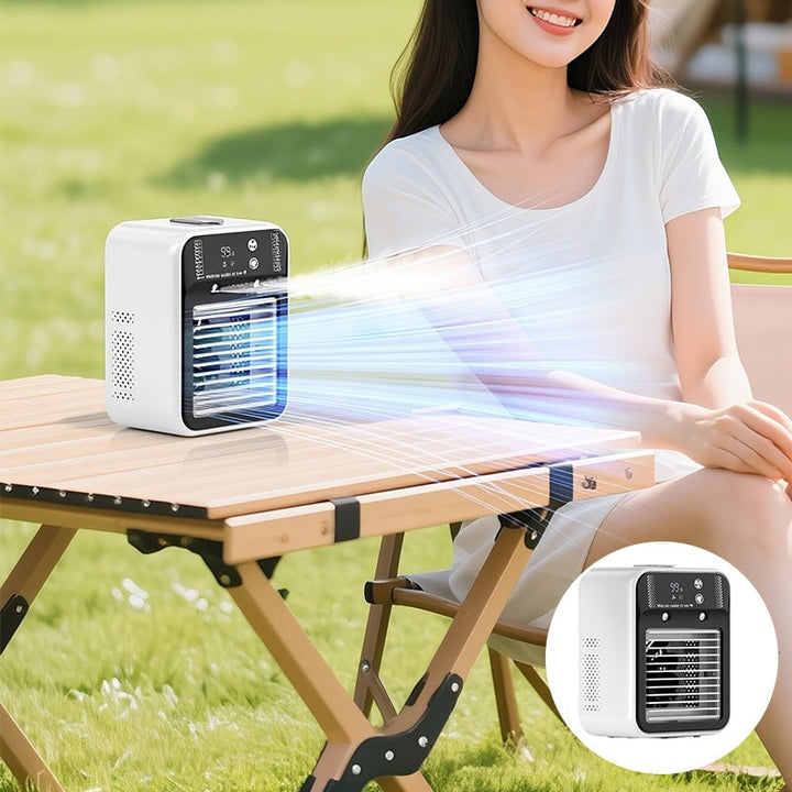 Tragbarer 3-in-1 Kühlventilator mit 2-Geschwindigkeitsnebel | Karnz