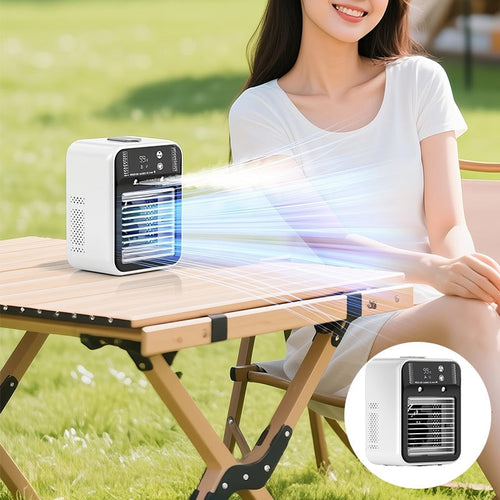 Tragbarer 3-in-1 Kühlventilator mit 2-Geschwindigkeitsnebel | Karnz