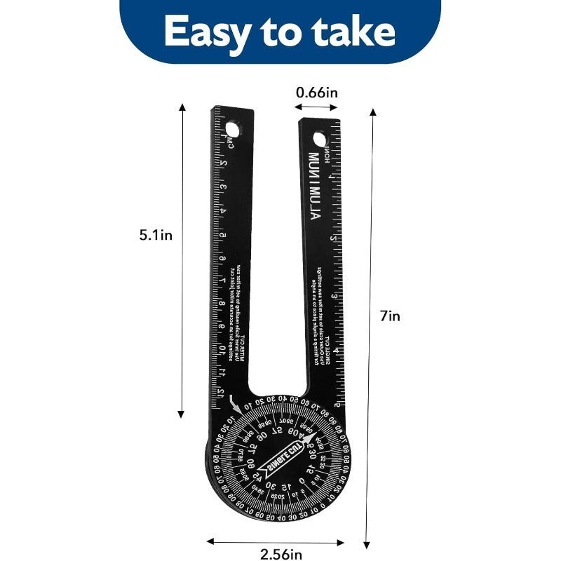 Luftfahrt Aluminium Winkelmesser Karnz