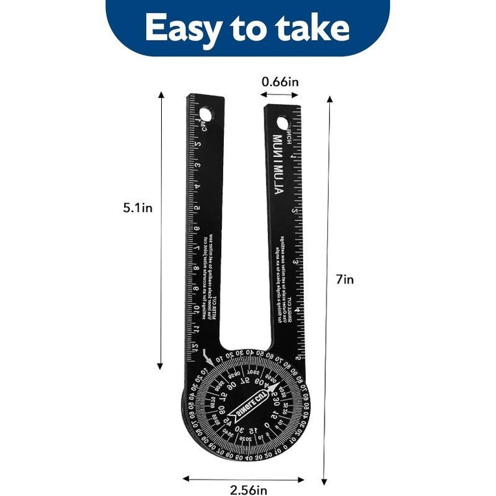 Luftfahrt Aluminium Winkelmesser Karnz