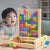 Tetris-Puzzle-Brettspiel aus Holz für Kinder und Erwachsene