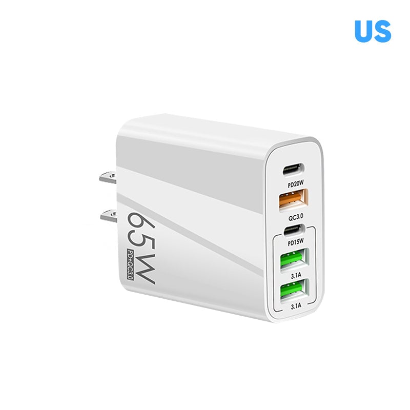 Mehrfach-Port-Adapter 65W Schnellladegerät - US-Standard