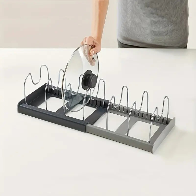 NeatStack Kochgeschirr Organizer Verstellbarer platzsparender Stauraum | Karnz