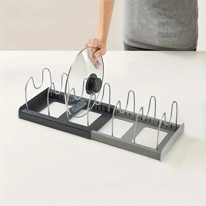 NeatStack Kochgeschirr Organizer Verstellbarer platzsparender Stauraum | Karnz