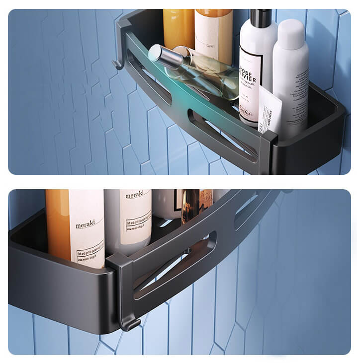 Karnz | Stilvoller SilverCaddy - Perfekter Badezimmer-Organizer für alle Ihre Essentials