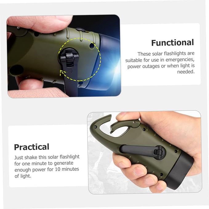BrightTrail Solar-Handkurbel-LED-Taschenlampe | Karnz