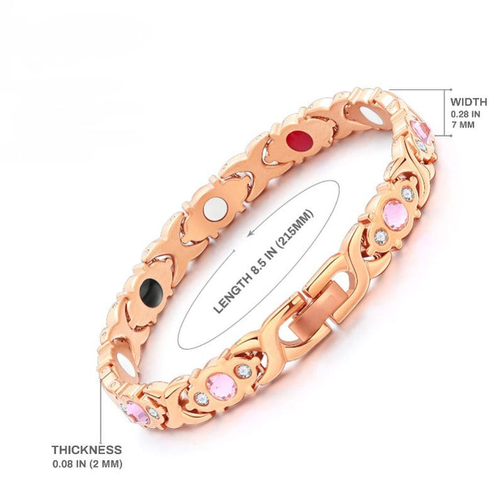 Karnz | Roségold Magnetarmband