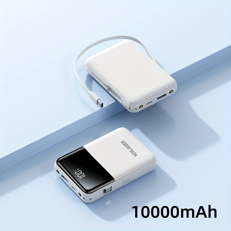 Powerbank 10000mAh Mini mit Display | Karnz