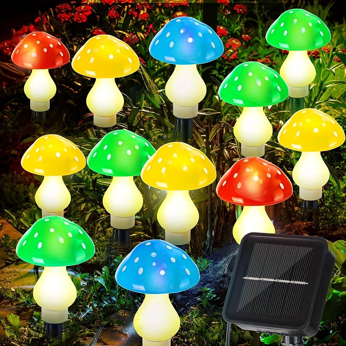 SolarGlow Lampe - Energiesparende Gartenbeleuchtung mit 8 Modi | Karnz