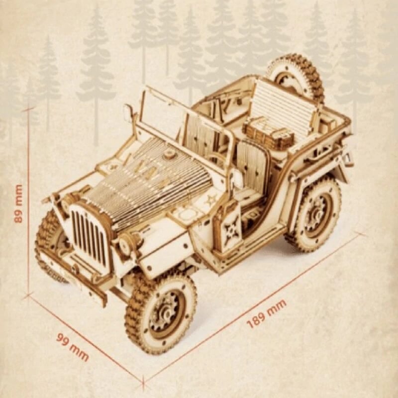 Super Holz-Mechanik-Modellpuzzle-Set