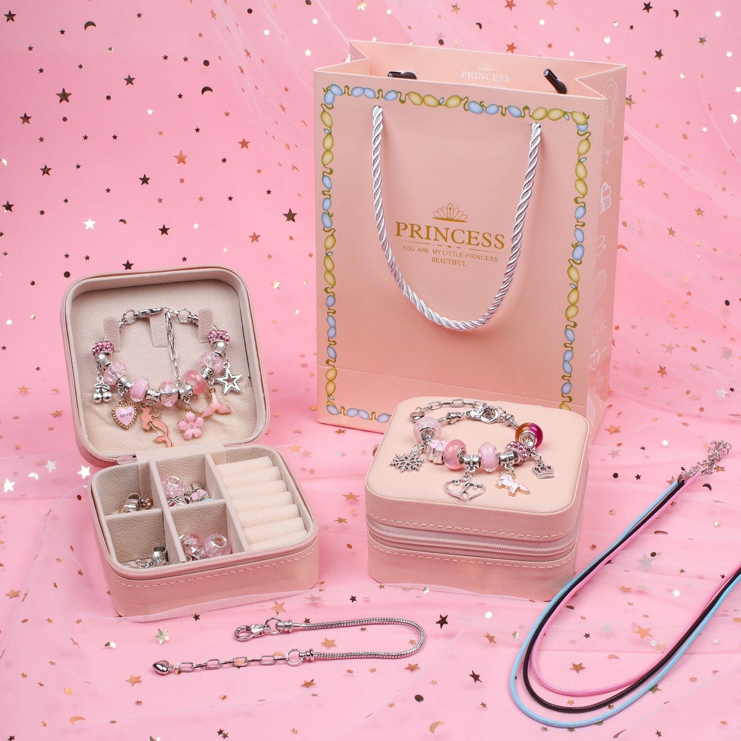 DIY-Set für Mädchen-Charm-Armbänder