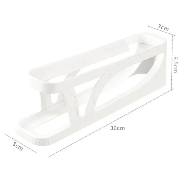 Eierlagerbox Automatisches Scroll-Ei-Halter Eierlagerregal | Karnz