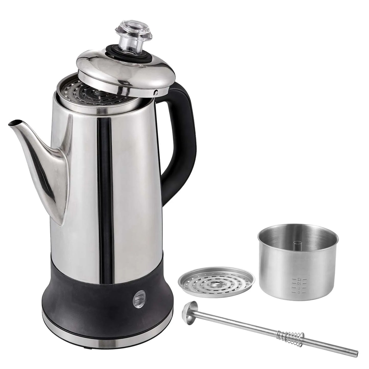 Elektrische Kaffeekanne Edelstahl Kaffeekanne mit Warmhaltefunktion | Karnz