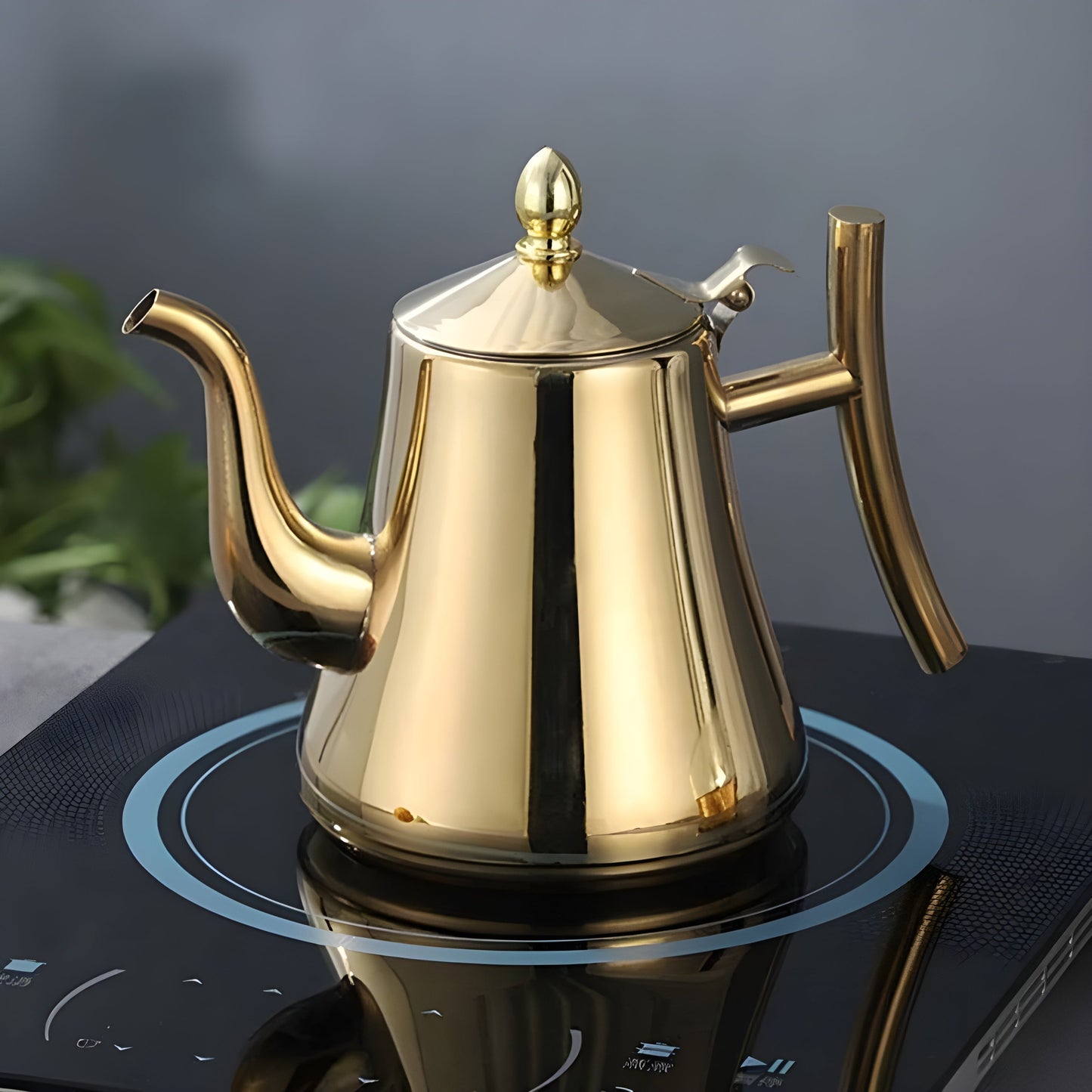 GoldenBrew Wasserkocher – Robuste Teekanne aus Edelstahl
