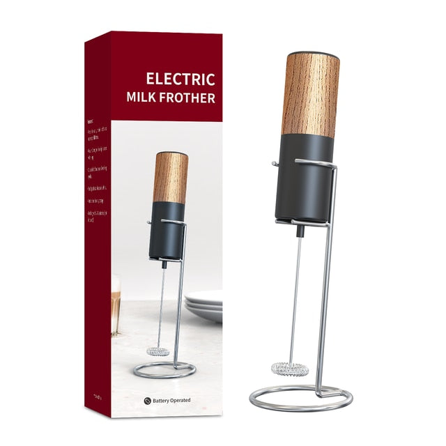 Elektrischer Milchaufschäumer Mini Schäumgerät Kaffeemaker Tragbarer Mixer | Karnz