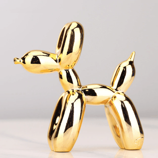 Karnz | Elektroplated Ballonhund Skulptur
