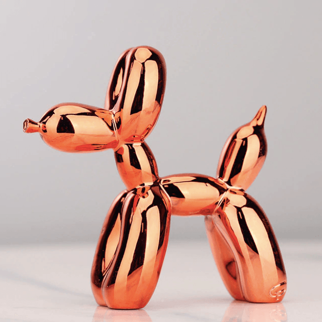Karnz | Elektroplated Ballonhund Skulptur