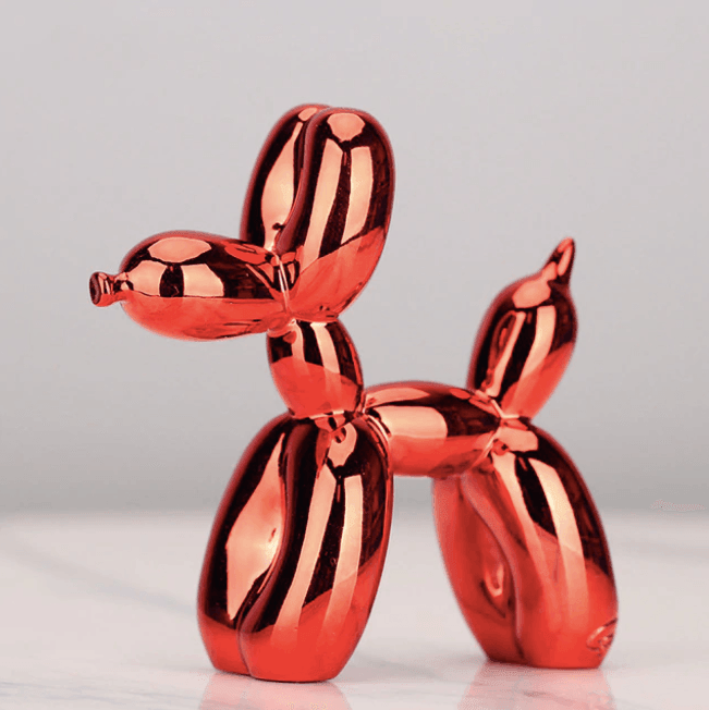 Karnz | Elektroplated Ballonhund Skulptur